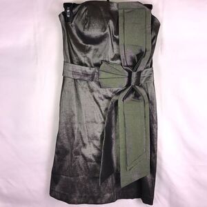 Twentyone Formal Strapless Silver Dress